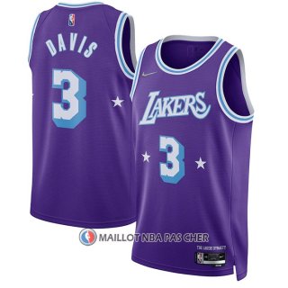 Maillot Los Angeles Lakers Anthony Davis NO 3 Ville Edition 2021-22 Volet