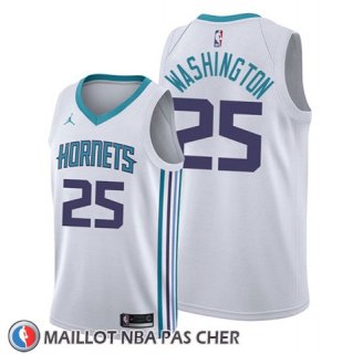 Maillot Charlotte Hornets P.j. Washington Association 2019-20 Blanc