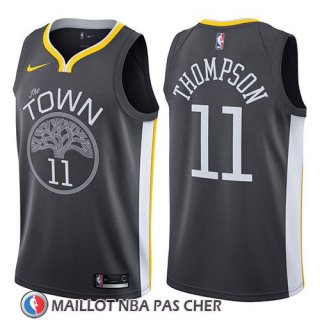 Maillot Golden State Warriors Klay Thompson Statement 2018 Noir