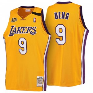 Maillot Retro 1999-00 Lakers Deng 9 Jaune
