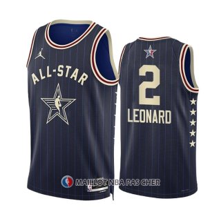 Maillot All Star 2024 Los Angeles Clippers Kawhi Leonard NO 2 Bleu