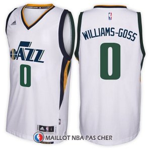 Maillot Utah Jazz Nigel Williams Goss Home 0 2017-18 Blanc