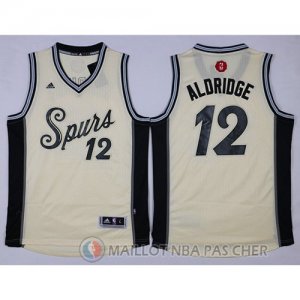 Maillot Aldridge San Antonio Spurs Noel #12 Blanc