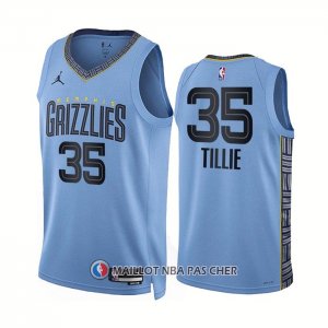 Maillot Memphis Grizzlies Killian Tillie NO 35 Statement 2022-23 Bleu
