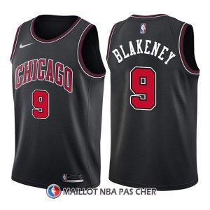 Maillot Chicago Bulls Antonio Blakeney Statement 9 2017-18 Noir