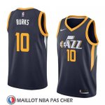 Maillot Utah Jazz Alec Burks No 10 Icon 2018 Bleu