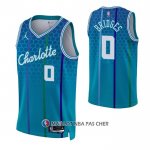Maillot Charlotte Hornets Miles Bridges NO 0 Ville 2021-22 Bleu