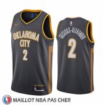 Maillot Oklahoma City Thunder Shai Gilgeous Alexander Ville Noir