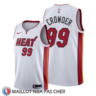 Maillot Miami Heat Jae Crowder Association 2019-20 Blanc