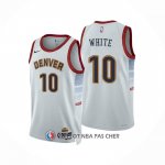 Maillot Denver Nuggets Jack White NO 10 Ville 2022-23 Blanc