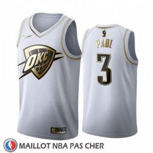 Maillot Golden Edition Oklahoma City Thunder Chris Paul 2019-20 Blanc