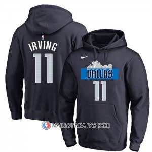 Veste a Capuche Dallas Mavericks Kyrie Irving Statement Bleu