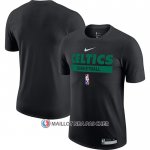 Maillot Manche Courte Boston Celtics Practice Performance 2022-23 Noir