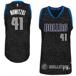 Maillot Nowitzki Crazy Light Leopard #41