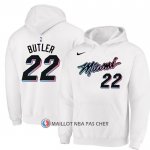 Veste a Capuche Miami Heat Jimmy Butler Ville 2020-21 Blanc