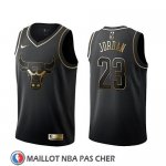 Maillot Golden Edition Chicago Bulls Michael Jordan Noir