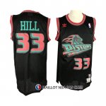 Maillot Detroit Pistons Grant Hill Retro Noir