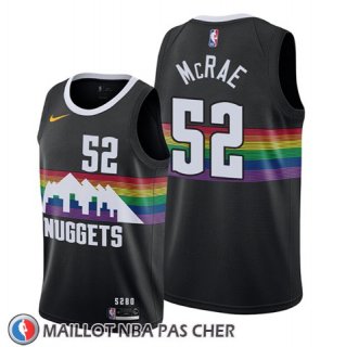 Maillot Denver Nuggets Jordan Mcrae Ville 2019-20 Noir
