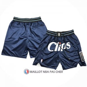 Short Los Angeles Clippers Ville Just Don 2023-24 Bleu