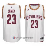 Maillot Cleveland Cavaliers LeBron James NO 23 Retro Blanc2