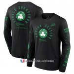 Maillot Manches Longues Boston Celtics 2024 NBA Finals Champions Drive To The Hoop Noir