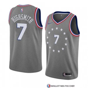 Maillot Philadelphia 76ers Haywood Highsmith Ville 2018-19 Gris
