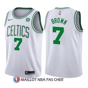 Maillot Enfant Boston Celtics Jaylen Brown Association 2017-18 7 Blanc