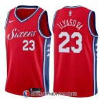 Maillot Philadelphia 76ers Ersan Ilyasova Statement 23 2017-18 Rouge