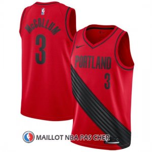 Maillot Portland Trail Blazers C.j. Mccollum 2017-18 3 Rouge