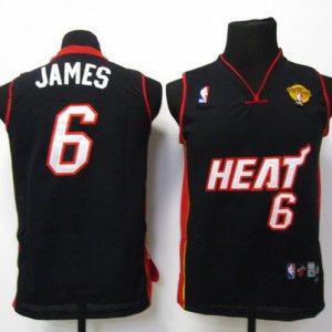 Maillot Enfant de James Miami Heat Noir