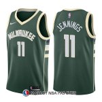 Maillot Milwaukee Bucks Brandon Jennings Icon 11 2017-18 Vert