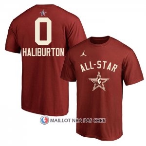 Maillot Manche Courte All Star 2024 Tyrese Haliburton Rouge