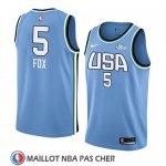 Maillot 2019 Rising Star De'aaron Fox USA Bleu