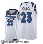 Maillot Minnesota Timberwolves Jarrett Culver Association 2019-20 Blanc