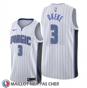 Maillot Orlando Magic Chuma Okeke Association 2019-20 Blanc
