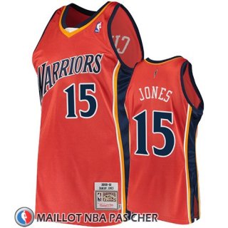 Maillot Golden State Warriors Damian Jones 2009-10 Hardwood Classics Orange