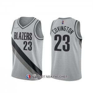 Maillot Portland Trail Blazers Robert Covington Earned 2020-21 Gris