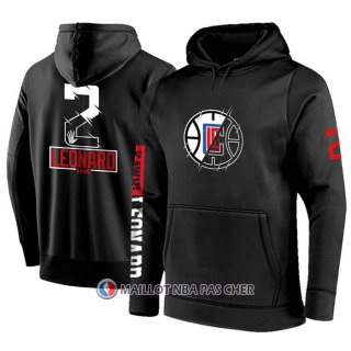 Veste a Capuche Los Angeles Clippers Kawhi Leonard Noir3