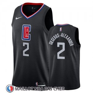 Maillot Los Angeles Clippers Shai Gilgeous-alexander Statement 2019 Noir