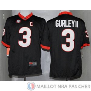 Maillot NCAA Todd Gurley II Noir Edicion Limitada
