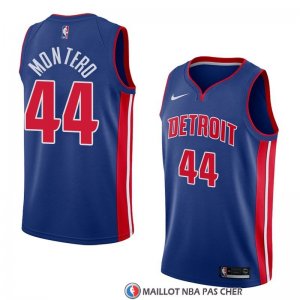 Maillot Detroit Pistons Luis Montero Icon 2018 Bleu