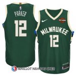 Maillot Milwaukee Bucks Jabari Parker Motorcycles Harlry 2017-18 12 Vert