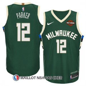 Maillot Milwaukee Bucks Jabari Parker Motorcycles Harlry 2017-18 12 Vert