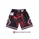 Short Chicago Bulls Mitchell & Ness Big Face Noir