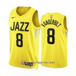Maillot Utah Jazz Jarred Vanderbilt NO 8 Icon 2022-23 Jaune