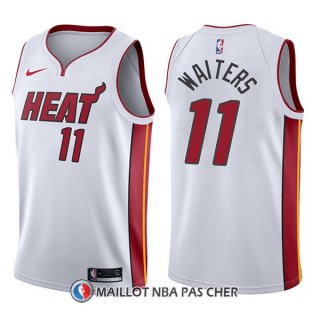 Maillot Miami Heat Dion Waiters Association 11 2017-18 Blanc