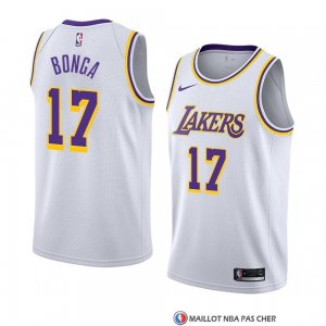Maillot Los Angeles Lakers Isaac Bonga Association 2018-19 Blanc
