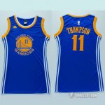 Maillot Femme de Thompson Golden State Warriors #11 Bleue
