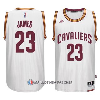 Maillot Cleveland Cavaliers LeBron James NO 23 Retro Blanc2