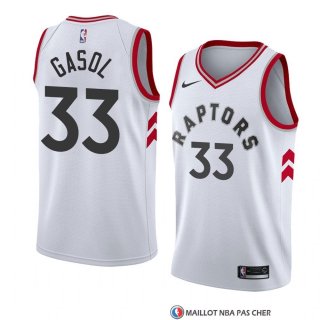 Maillot Tornto Raptors Marc Gasol Association 2018 Blanc